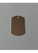 Petscribe Millitary Chromed Plated Id Tag For Dog